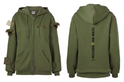 View a larger image of Add On: Olive Drab Zip Hoodie