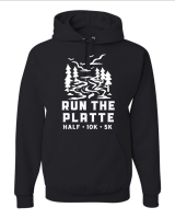 View a larger image of Run the Platte Hoodie Black or Green