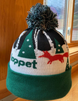 View a larger image of Loppet Pom Beanie - Fox in the Woods