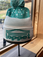 View a larger image of Loppet Pom Beanie - Falling Snow Pattern