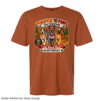 View a larger image of Texas Orange Pumpkins to Paws T-Shirt