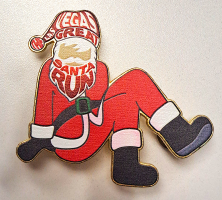 View a larger image of The Las Vegas Great Santa Run Enamel Pin