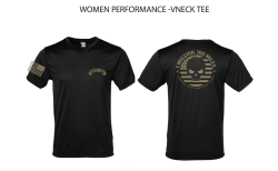 View a larger image of Add On: Black Ladies Performance V-Neck Tee