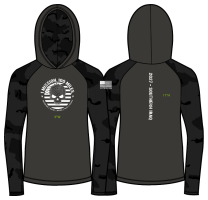 View a larger image of Add On: Raglan 8K Hoody - Black Camo