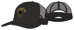 View a larger image of Add On: Trucker Hat - Black Topo w/Patch