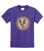 View a larger image of Purple Donut Dash T Shirt (2027) - Youth Sizes