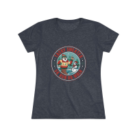 View a larger image of Santa Women's Tee - Vintage Navy
