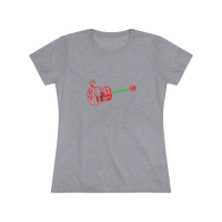 View a larger image of Guitar Women's Tee - Premium Heather