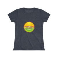 View a larger image of Sunburst Badge Women's Tee - Vintage Navy