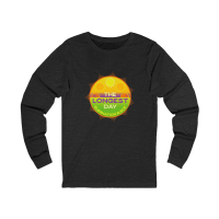 View a larger image of Sunburst Badge Long Sleeve - Dark Grey Heather