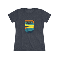 View a larger image of Sunset Badge Women's Tee - Vintage Navy