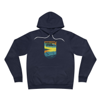 View a larger image of Sunset Badge Hoodie - Navy