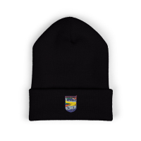 View a larger image of Sunset Badge Beanie - Black