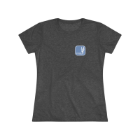 View a larger image of Wing Badge Women's Tee - Vintage Black