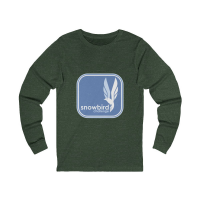 View a larger image of Wing Badge Long Sleeve - Heather Forest