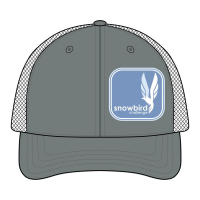 View a larger image of Wing Badge Trucker Hat - Black/ Charcoal