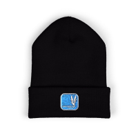 View a larger image of Wing Badge Beanie - Black