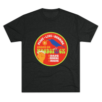 View a larger image of Peace Love Running Tee - Vintage Black