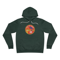 View a larger image of Peace Love Running Hoodie - Forest