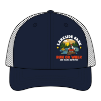 View a larger image of Run or Walk Trucker Hat - Navy