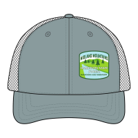 View a larger image of Harbison Trucker Hat - Charcoal/ Cyan
