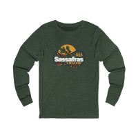View a larger image of Mountain Badge Long Sleeve - Heather Forest