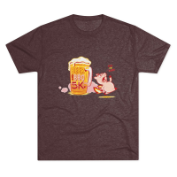 View a larger image of Feel the Burn Tee - Cardinal Black