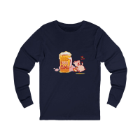 View a larger image of Feel the Burn Long Sleeve - Navy