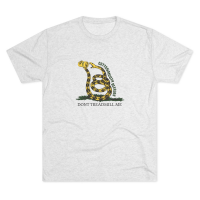 View a larger image of Don't Treadmill on Me Flag Tee - Heather White