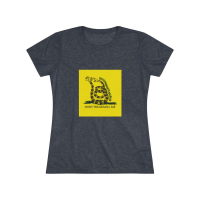View a larger image of Don't Treadmill on Me Flag Women's Tee - Vintage Navy