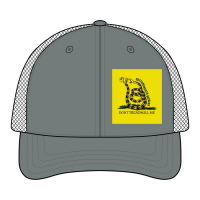 View a larger image of Don't Treadmill on Me Flag Trucker Hat - Black