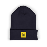 View a larger image of Don't Treadmill on Me Flag Beanie - Navy
