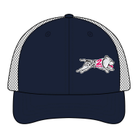 View a larger image of Running Dog Trucker Hat - Navy
