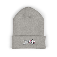 View a larger image of Running Dog Beanie - Heather Grey