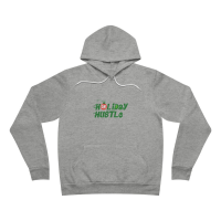 View a larger image of Holiday Script Hoodie - Athletic Heather