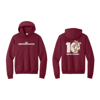 View a larger image of 10 Year Anniversary Hooded Sweatshirt (Small - Extra Large)