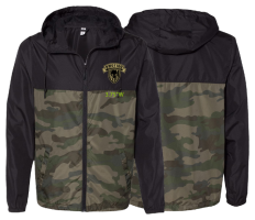 View a larger image of Add On: Windbreaker Jacket - Black/Green Camo