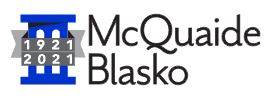 Sponsor Logo for McQuaide Blasko, Inc.