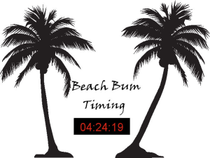 Sponsor Logo for Beach Bum Timing