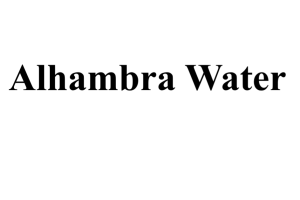 Sponsor Logo for Alhambra Water