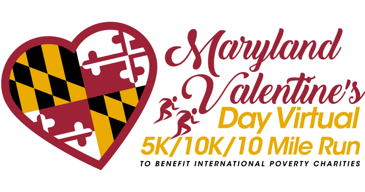 Maryland Valentine S Day Virtual 5k 10k 10 Miler To Benefit International Poverty Charities Raceday Photos