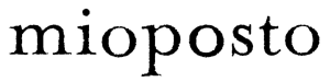 Sponsor Logo for Mioposto