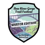 Wolf Creek Event Logo for New River Gorge Trail Festival - Winter Edition