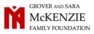 Sponsor Logo for Grover and Sara McKenzie Family Foundation