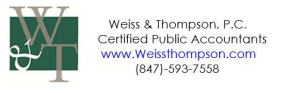 Sponsor Logo for Weiss & Thompson, PC CPA'S