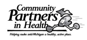 Sponsor Logo for Community Partners in Health