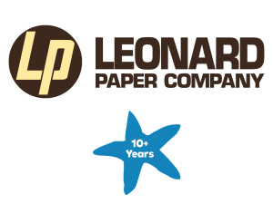 Logo for Leonard Paper Company