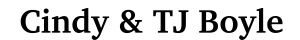 Sponsor Logo for Cindy & TJ Boyle