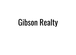 Sponsor Logo for Gibson Realty