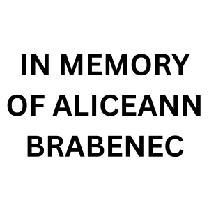 Logo for IN MEMORY OF ALICEANN BRABENEC